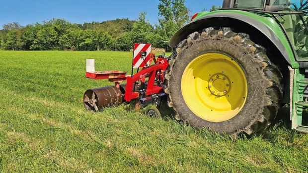 Der Aéré Tiefengrubber kann auch als Vorbau-Gerätfür Fräsen, Sämaschinen etc eingesetzt werden. (Bild Beat Schmid)