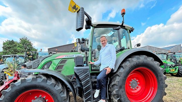 Einsteigen und Gas geben – so startet Christian Müller als neuer Schaffhauser Bauernpräsident.