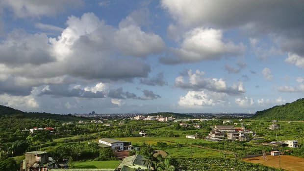 Im idyllischen Landkreis Yilan an der Ostküste Taiwans trifft man nicht selten auf Drachenfruchtplantagen, Reis- und Grünteefelder. (Bild Anna Waser)