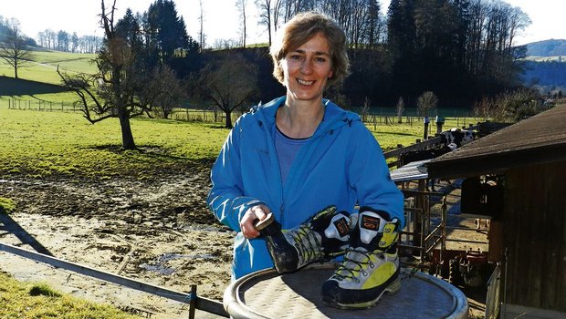 Christine Brügger-Hubschmid ist eine begeisterte Berggängerin. (Bild Barbara Heiniger)