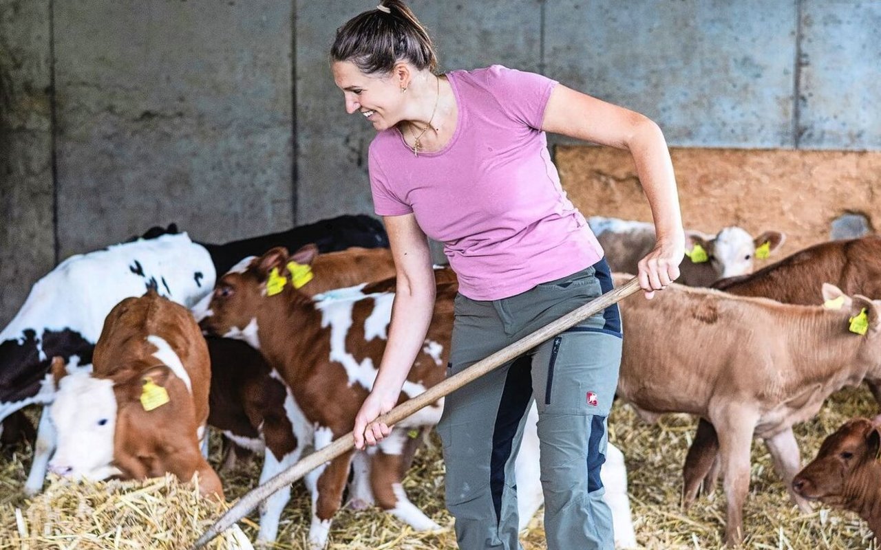 Die Mastkälber kann Anja Hodel in Zusammenarbeit mit der UFA an die Anicom liefern.