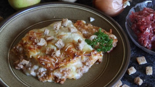 Lasagne mit Solothurner Funggi Der italienische Klassiker neu interpretiert: Solothurner Funggi ist die Geheimzutat dieses Rezepts. (Bild Andrea Wyss)