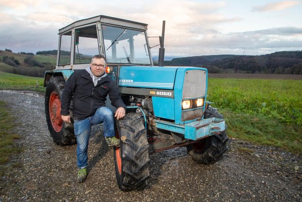TraumTraktor: Eicher 4060 von Roger Schlatter, Bargen Roger Schlatters TraumTraktor ist der Eicher 4060. Bild: Gian Vaitl