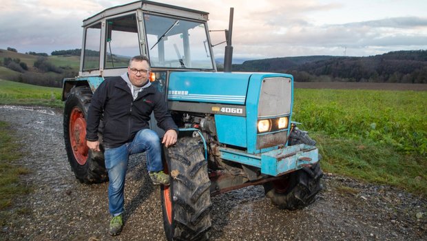 Roger Schlatters TraumTraktor ist der Eicher 4060. Bild: Gian Vaitl