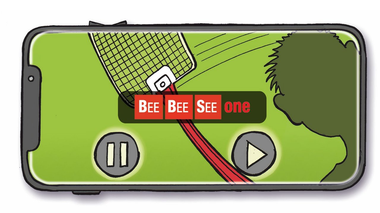 Auch Bienen können im Internet zeigen, was sie können. Cartoon von Marco Ratschiller/Karma