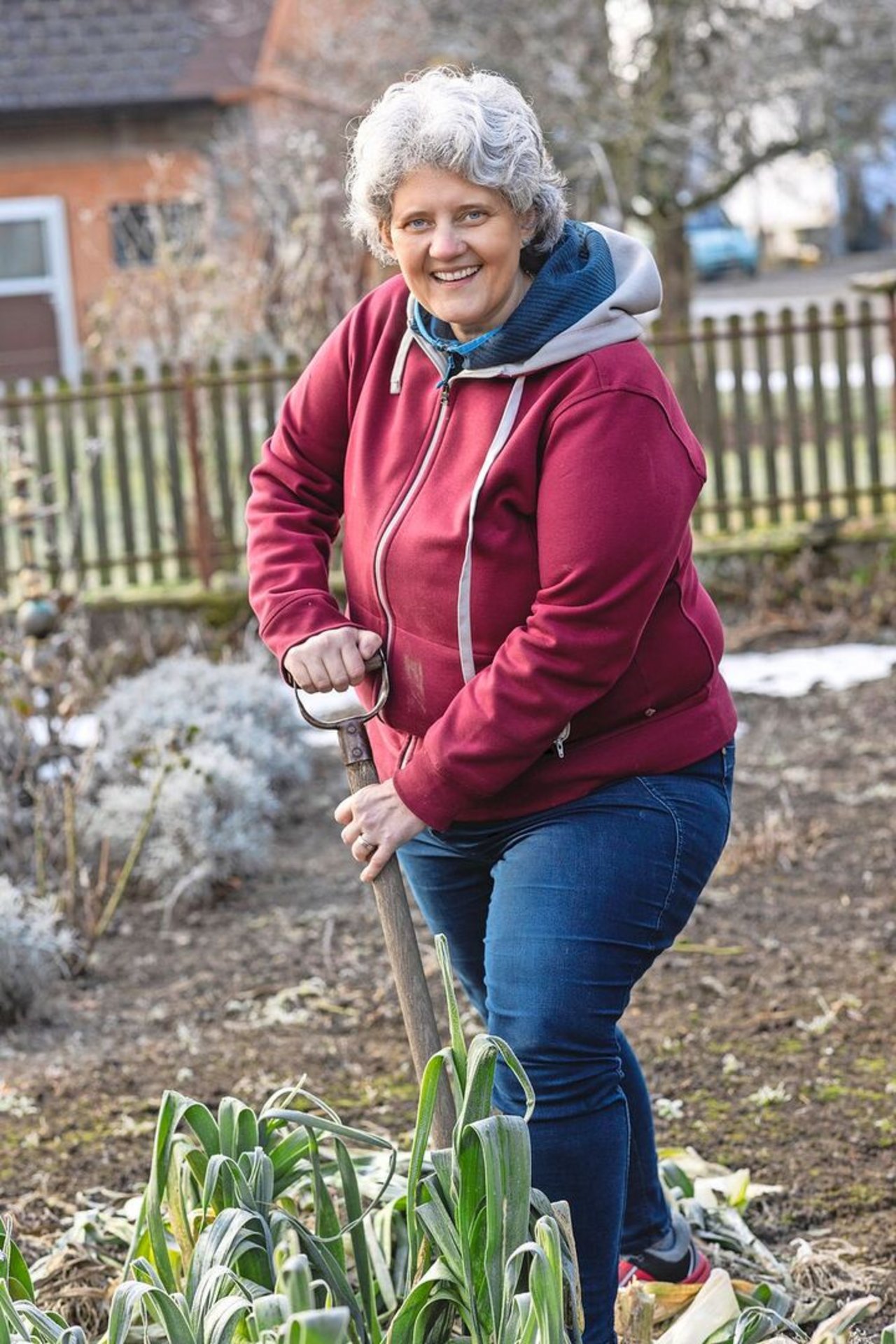 Die gelernte Gärtnerin Barbara Kunz freut sich auf die nächste Ausbildung.