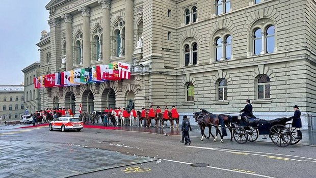 Kavallerie vor dem Bundeshaus (Symbolbild).