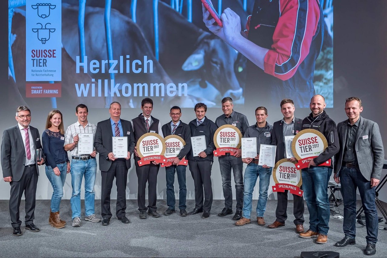 «Suisse Tier Innovationspreis» – die Gewinner 2017. Bild: zVg