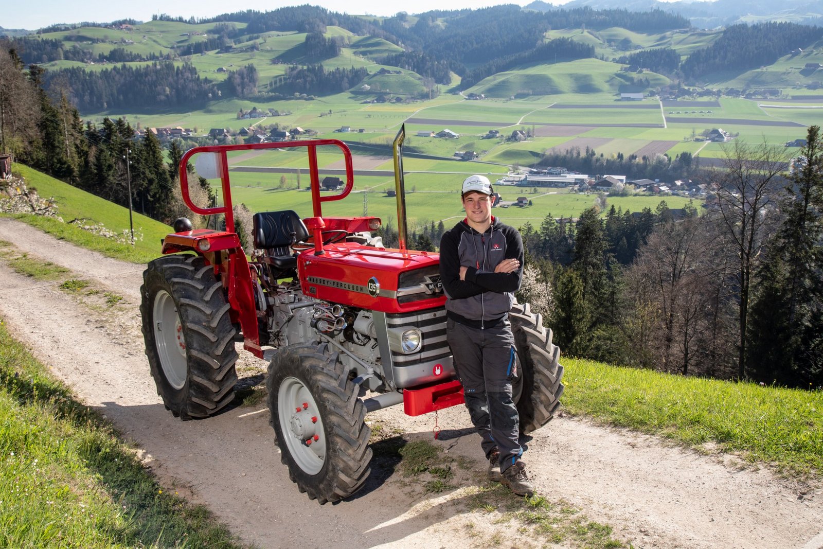 Der Massey Ferguson 135 von Christian Eggimann aus Rüderswil