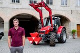 Massey Ferguson MF 6455, der TraumTraktor von Andi Niederer aus Lanzenneunform TG. Bild: Mareycke Frehner 