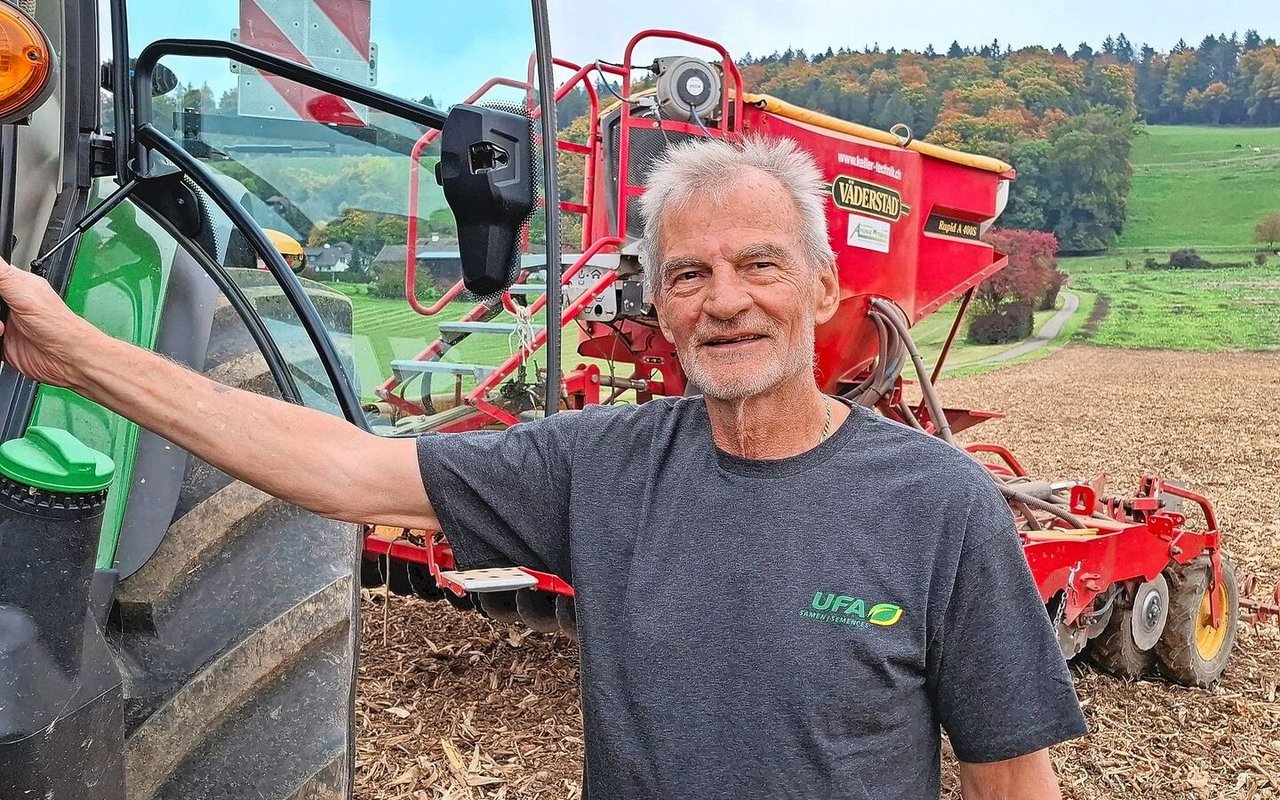 Andreas Wyssbrod nutzt bei grösseren Parzellen die Wendeautomatik.