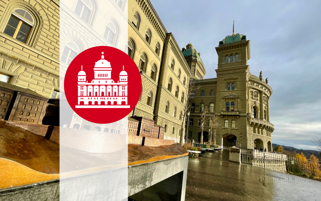 Bundeshaus-Terrasse, Symbolbild.