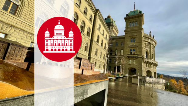 Bundeshaus-Terrasse, Symbolbild.