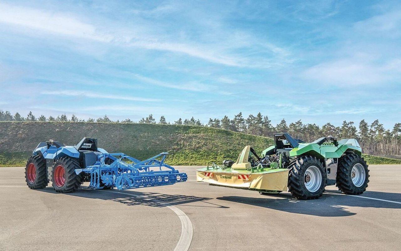 Lemken und Krone haben für ihre Anbaugeräte, und natürlich auch für andere, ein autonomes Traktorkonzept entwickelt.