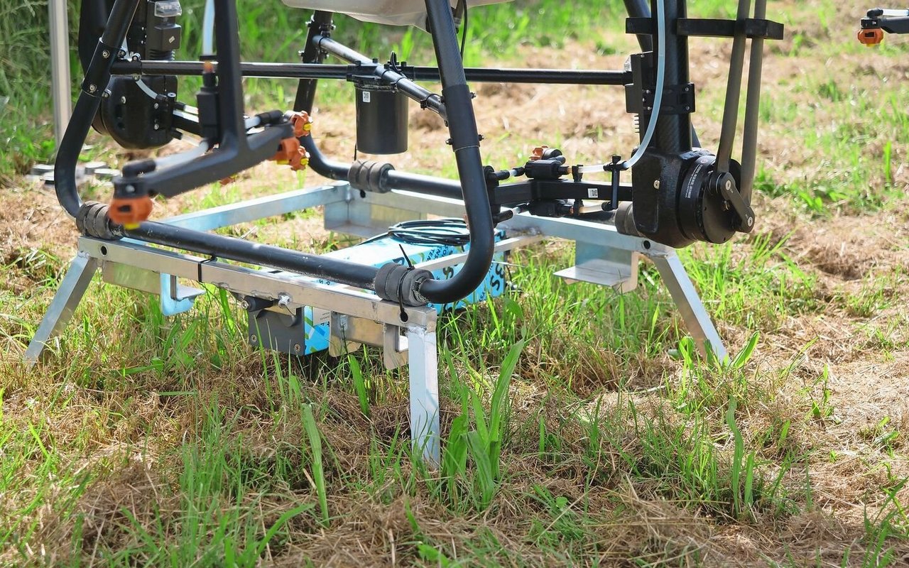 Herzstück der Terra-Scan-Methode ist der passive Gammasensor, welcher sich unter der Drohne befindet.