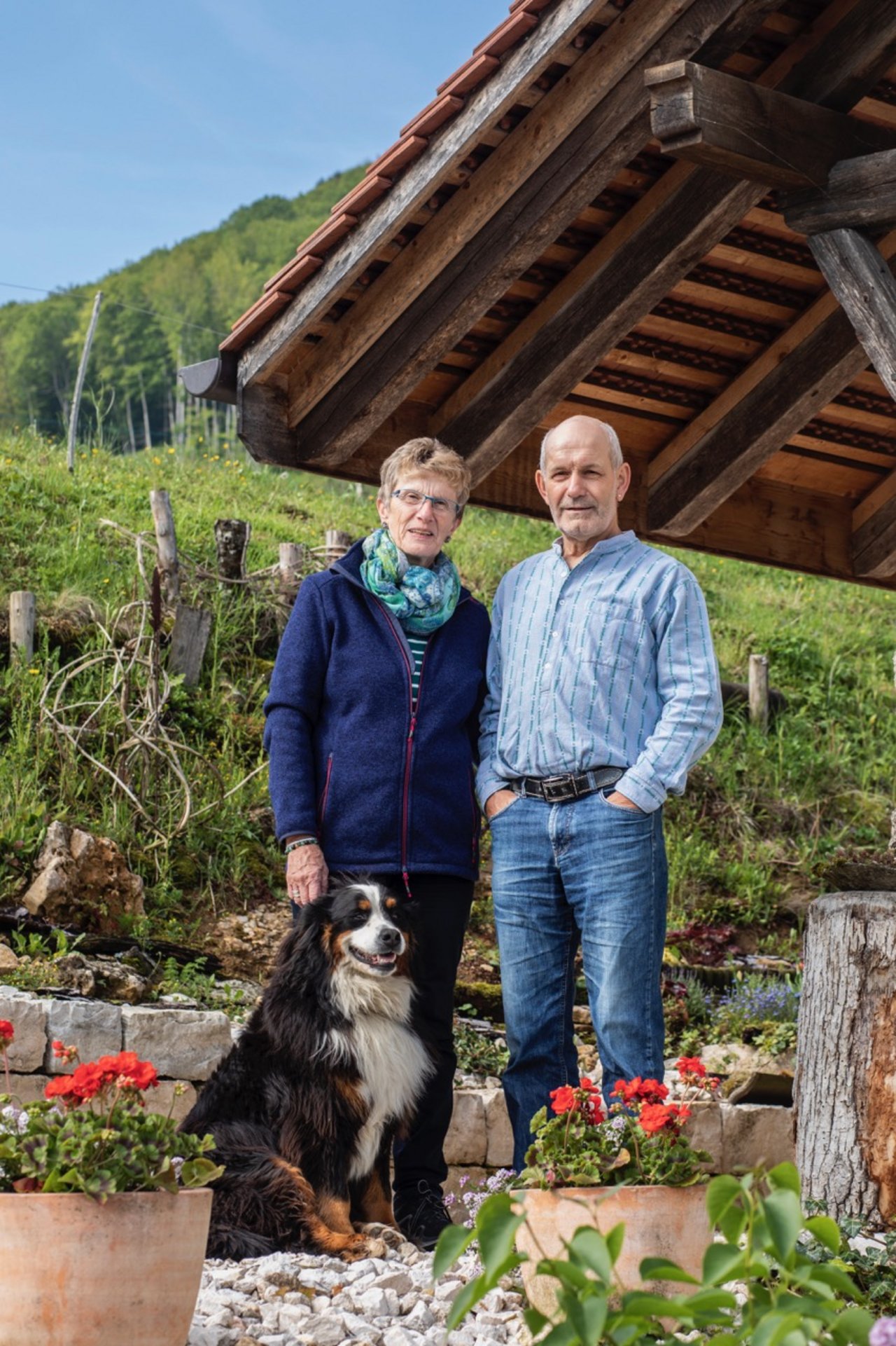 Wenn die Junglandwirte Hilfe brauchen, helfen die Verpächter gerne mit.