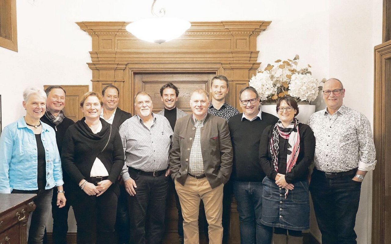Zufriedene Gesichter der Thurgauer Weinproduzentinnen und Weinproduzenten beim Dinner in der Seeburg. Ihre Anstrengungen im Weinberg und im Keller haben sich gelohnt.