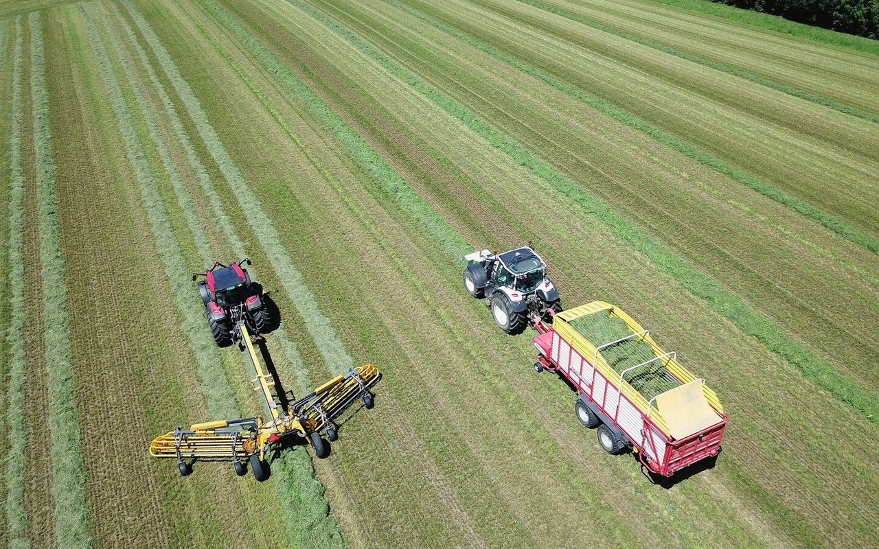 Futterkonservierung ist eine der wichtigsten Arbeiten auf der Stöckweid. Die Arbeitsqualität bestimmt über den Erfolg in der Milchviehhaltung.