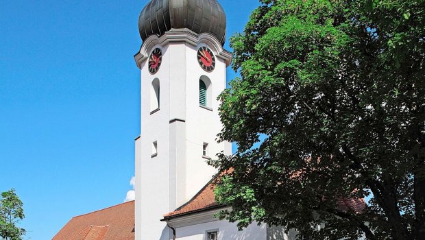 Die Wallfahrtskirche von Heiligkreuz im Entlebuch. Heiligkreuz gilt als Kraftort.