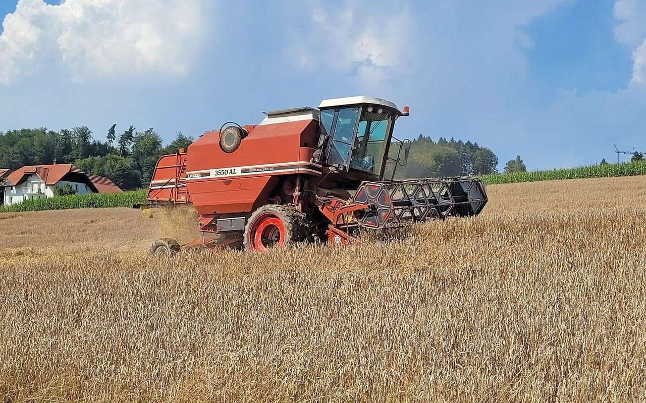 Auf dem Bild aus dem Jahr 2021 war der Laverda bereits voll im Einsatz. 