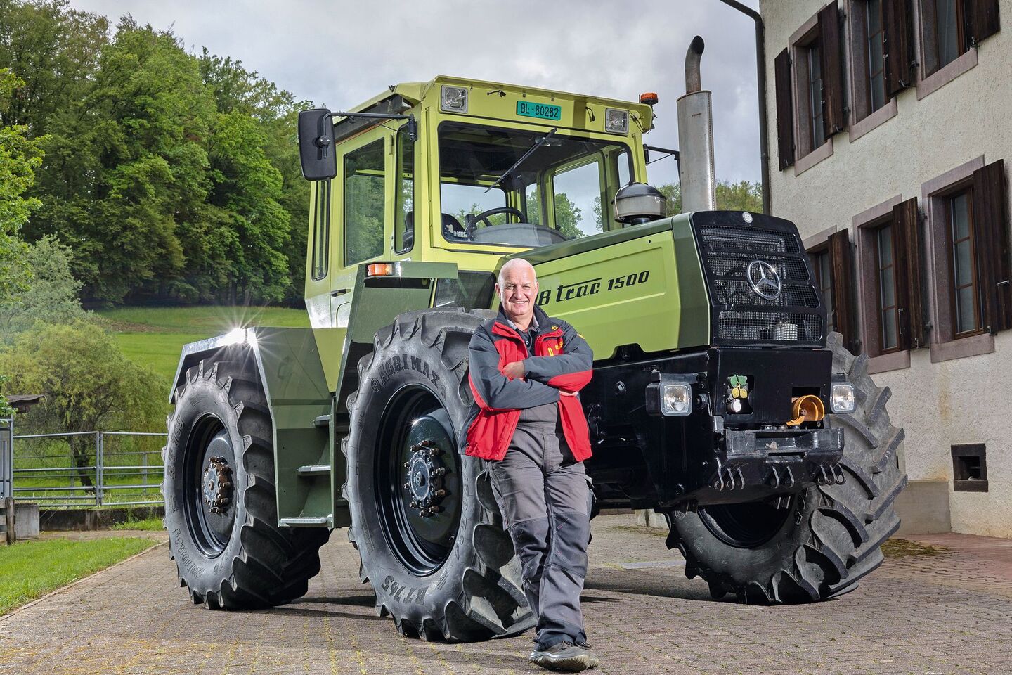 Schlüsselanhänger Mercedes MB Trac, Traktormodelle